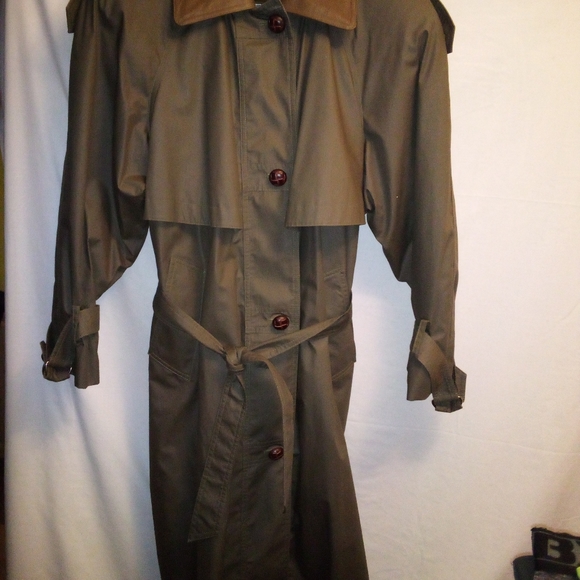 Cambridge Insulated Interchangeable Midi Trench Coat Womens Size 10P•VINTAGE - Picture 11 of 11